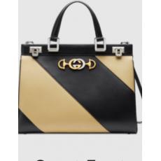 Gucci Zumi diagonal stripe medium top handle